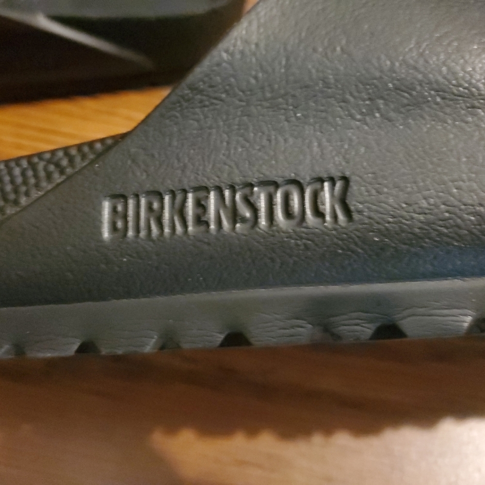Birkenstock Arizona Essentials EVA Unisex Sandals Black Sz 39 US M 6.5 W 8.5 EUC - Picture 11 of 14